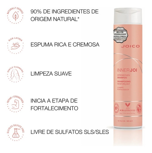 Kit Shampoo Strengthen Innerjoi + Cond 300ml Joico