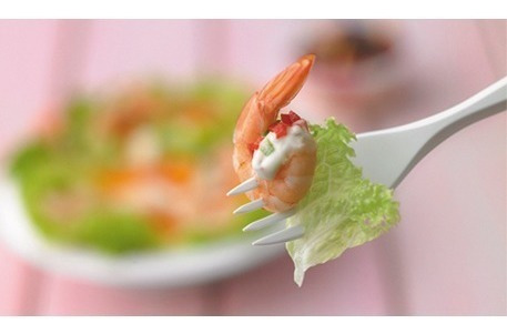 Imagen 3 de 7 de Tenedor Desechable Blanco Tami X20 Unidades- X 2 Paquetes