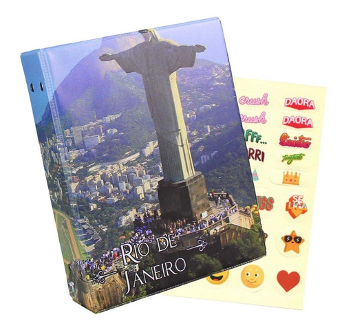 Álbum 500 Fotos 10x15 Rio De Janeiro + Adesivos