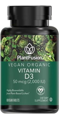 Vitamina D3 2000 Iu Plantfusion - - Unidad A $4565