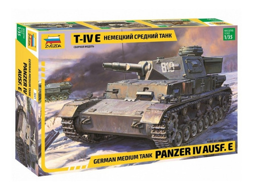 Panzer Iv Ausf E 1/35 Zvezda 3641 Tanque Alemán La Plata 