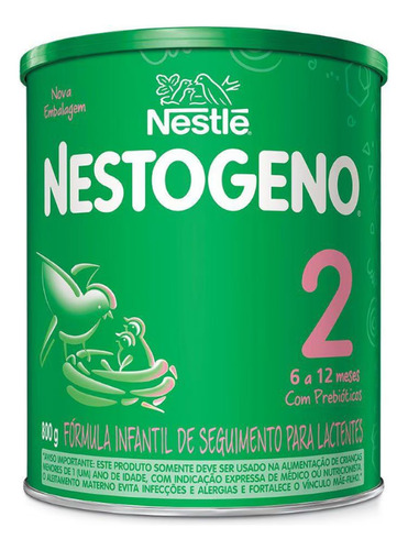 Fórmula Infantil Nestogeno 2 - 6 A 12 Meses - 800g