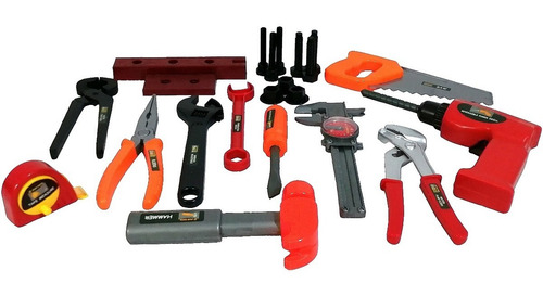 Mega Set Herramientas De Juguete Taladro Llaves Profesiones