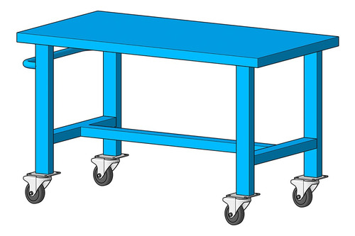 Banco Mesa De Trabajo Storage Compat 150x80x84hcm Fcac34202