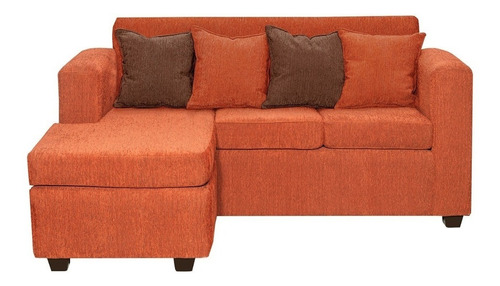 Sofa Secccional Intercambiable Essenza Phuket Tela Terracota