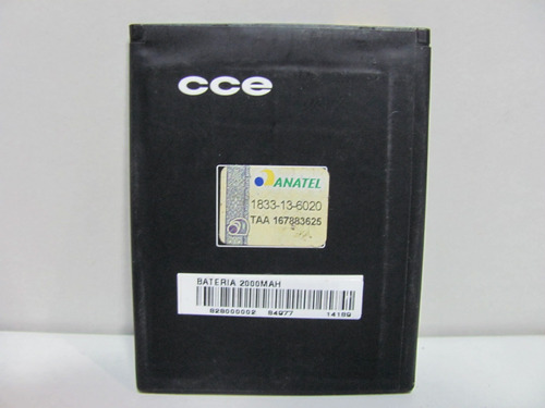Bateria Celular Cce 2000mah Tbt9701 Usada Retirada