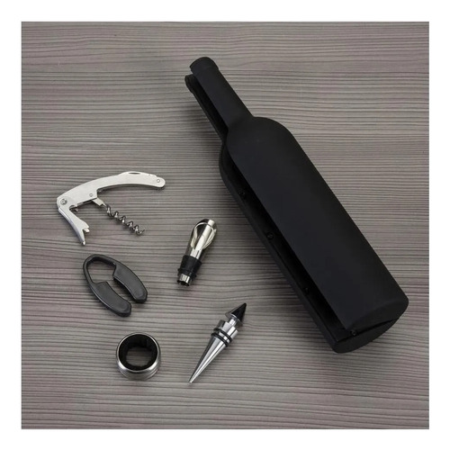 Set Sacacorchos En Forma De Botella Destapador De Vinos