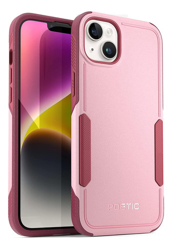 Funda Poetic Para iPhone 14 Plus Grip Pink