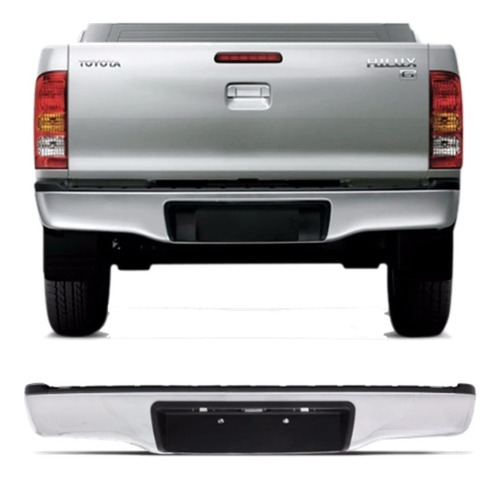 Parachoque Traseiro Hilux 05 A 2011 2012 2013 14 2015 Srv Sr