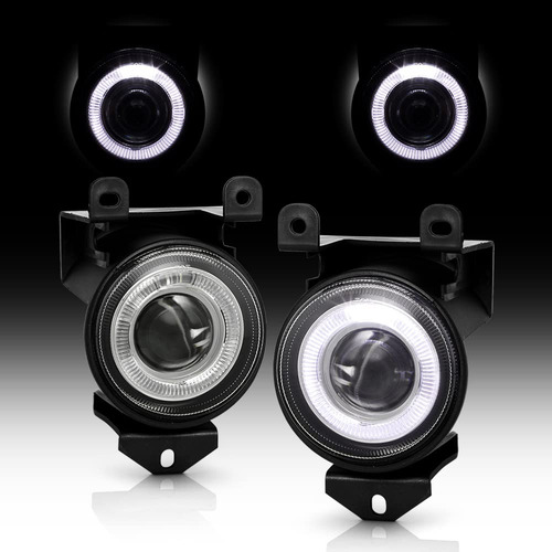 Para Gmc Yukon Sierra Denali Proyector Halo Led Antiniebla