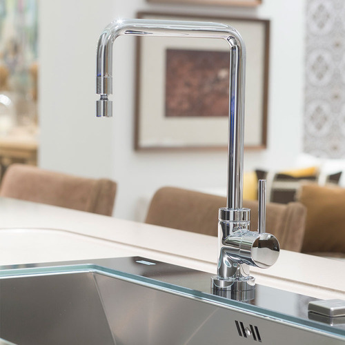 Imagen 5 de 9 de Griferia Cocina Monocomando Mesada Pico Bar Deca 54001 Spin