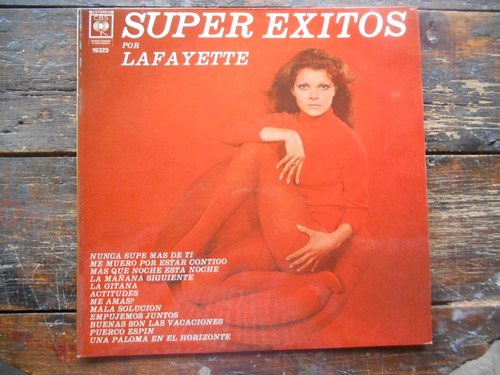 Super Exitos Por Lafayette Lp Vinilo Impecable Arg