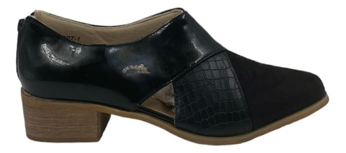 Zapato Negro Bajo Mujer Z21-16027-1 