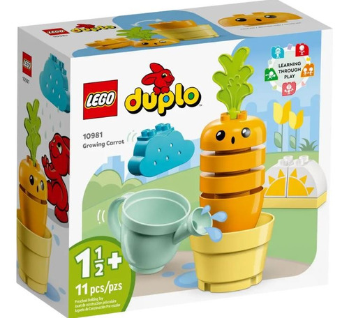 Set Lego® Duplo® Mi Primer 10981 Planta De Zanahoria 11 Pzs