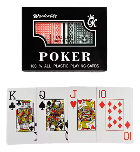 Baraja Cartas Juego Poker Royal Plastificadas Lavable