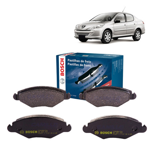 Pastilha Freio Dianteira Peugeot 207 Passion 1.6 2008 A 2013