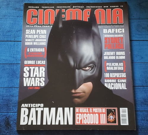 Revista Cinemania #13 Batman Poster Star War Maceo-disqueria