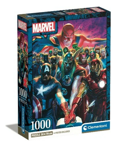 Puzzle Clementoni 1000 Pzs Avengers Marvel