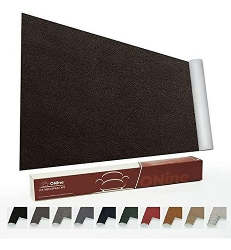 Onine Cuero Autoadhesivo Repara Muebles 40x152cm Marron Dark