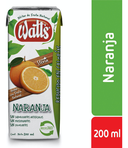 Pack 12 Jugos Watts Con Stevia - Cumpleaños - Colacion