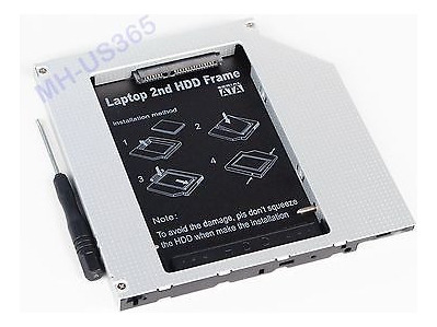 9,5 Mm Pata Ide 2 º Disco Duro Hdd Caddy Adaptador Para Dell