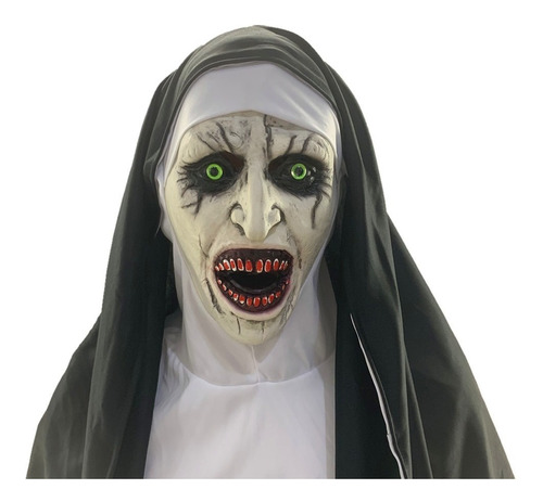 Scary Nun Máscaras De Látex De Halloween Para Adultos Q1