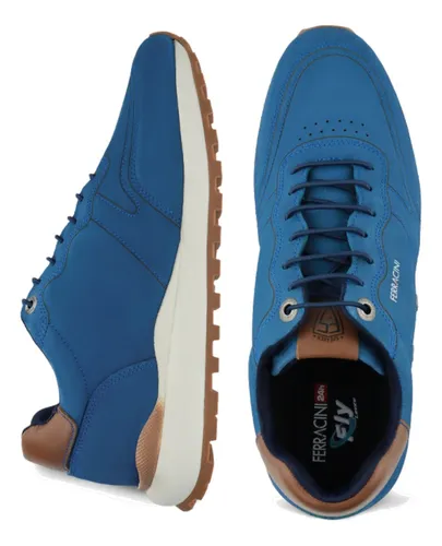 Zapatilla Ferracini Hombre Dark 9352 Azul Urbano