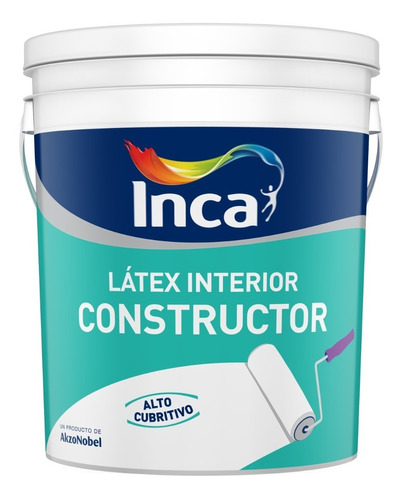 Pintura Para Interiores Blanco Constructor Inca 20 Litros.