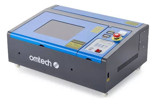 OMTech Grabador láser de CO2 de 40 W, máquina de grabado láser K40+ de –