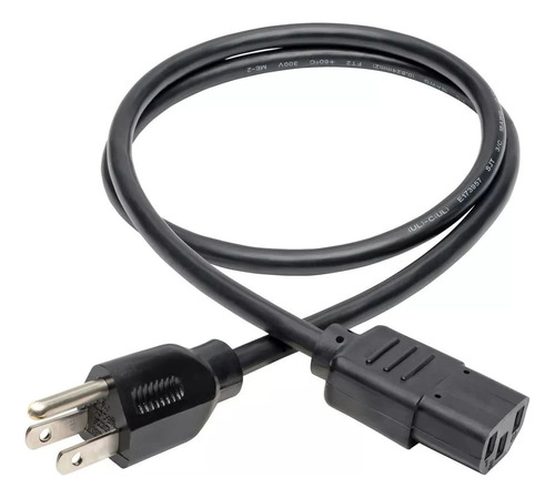 Cable De Corriente Reforzado Cpu Monitor Fuente Poder 1.8m