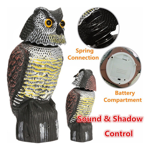 De Espantapájaros Con Sonido De Búho