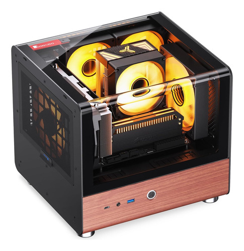 Jonsbo Tk-0 Black Itx Mini Tower Pc Case, Diseño De De De De