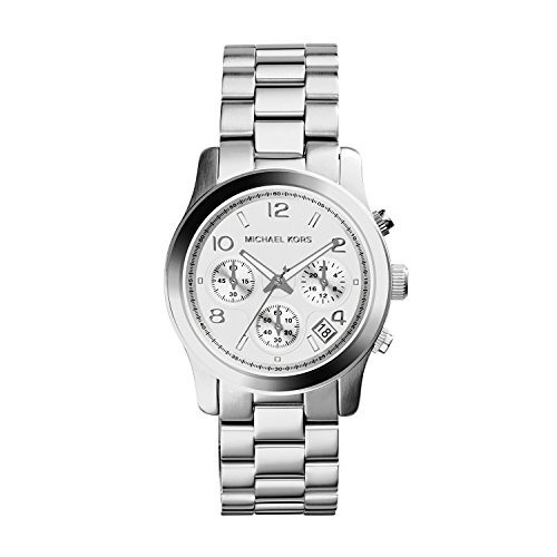 Reloj Michael Kors Para Mujer Mk5076 Plateado Pantalla