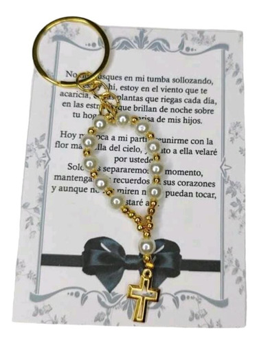 Recuerdo Novenario-aniversario Luctuoso Personalizado 10 Pz