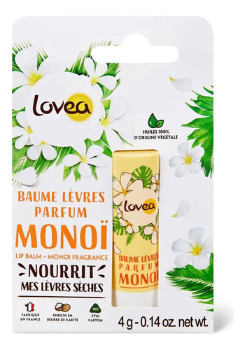 Lovea Balsamo De Labios Monoi Karite 4 G Andina Grains