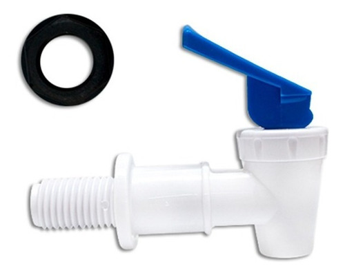 Llave Despachador Blanca Agua Antigoteo 5/8 Tricorp Azul