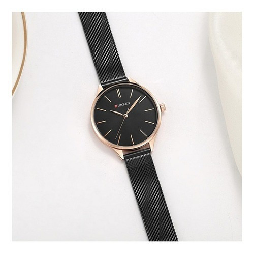 Relojes De Mujer De Cuarzo Inoxidable Curren 9024