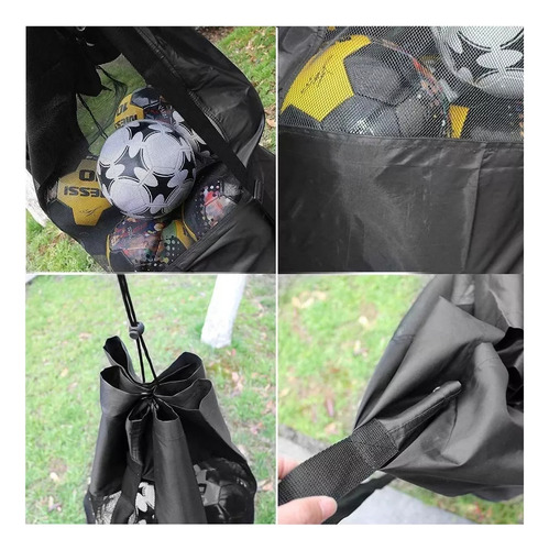 Bolsa De Bolas De Malla Extra Grande Lazhu, Bolsa De Bolas