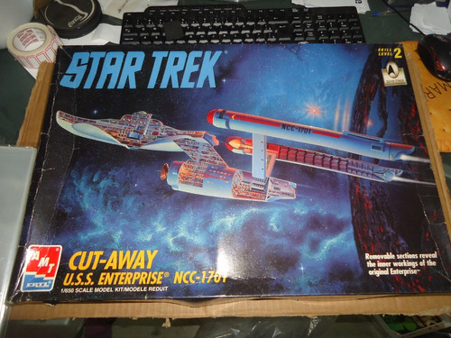 Nave Star Trek Cut Away U S S Enterprise Ncc 1701 Lacrada Mercado Livre