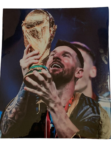 Lionel Messi Cuadro En Resina