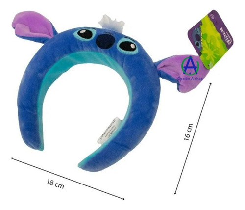 Diadema Stitch Cabello Mascarilla Maquillaje Disney