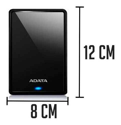 Imagen 6 de 6 de Disco duro externo Adata AHV620S-2TU3 2TB negro