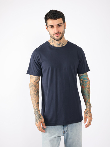 Polo Para Hombre Dunkelvolk Basic Simple Tee Nvy2