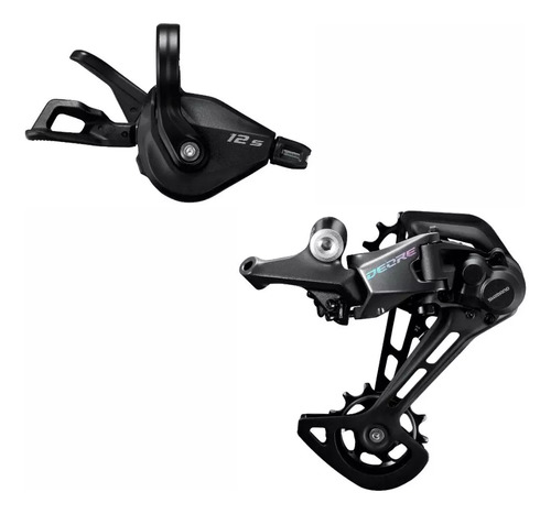 Kit Shimano Deore 12v Cambio M6100 Sgs + Alavanca Passador