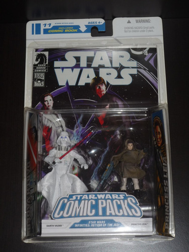 Darth Vader Y Princesa Leia Comic Pack Infinities