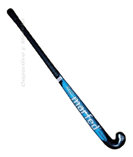 Palo De Hockey Marfed Rain Madera Reforzada Con Fibra Azul