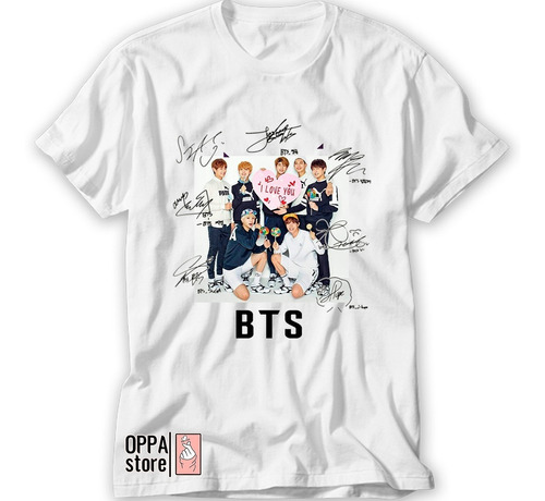 Remera Bts Jin, Suga, J-hope, Rm, Jimin, V Y Jungkook - Kpop