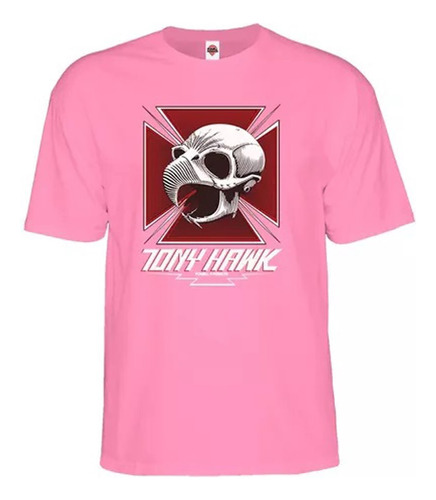 Powell Peralta Tony Hawk Rosa Remera 