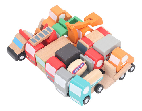 Juego De Juguetes Para Coches De Madera, Bonito Y Divertido