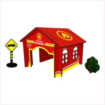 Comprar Mis Calles Estacion Bomberos De Madera Arma Tu Propia Ciudad